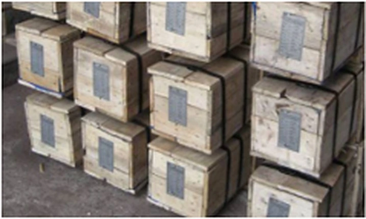 Packed steel products